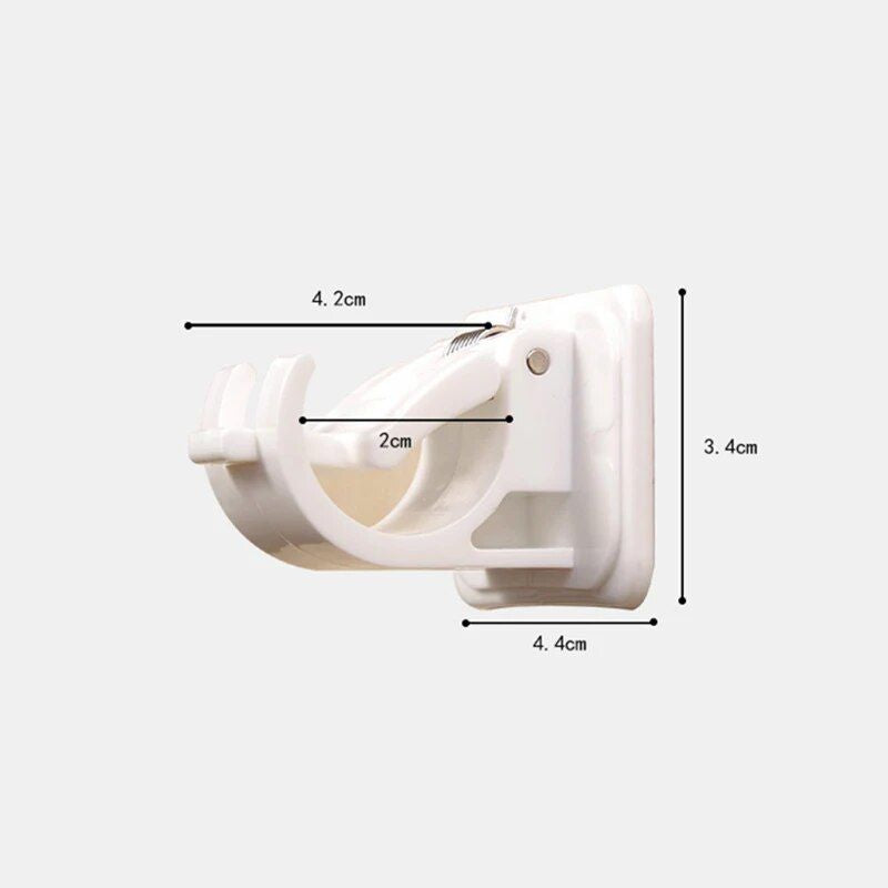 Self-adhesive curtain rod holders, view 7 - MRSLM