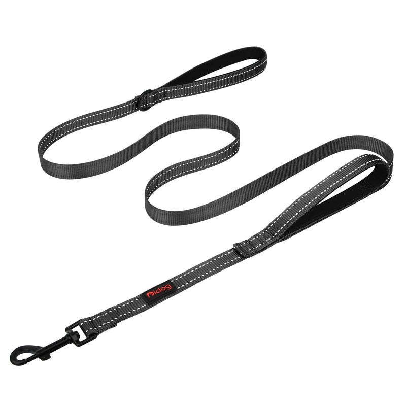 double handle nylon dog leash, view 5 - MRSLM