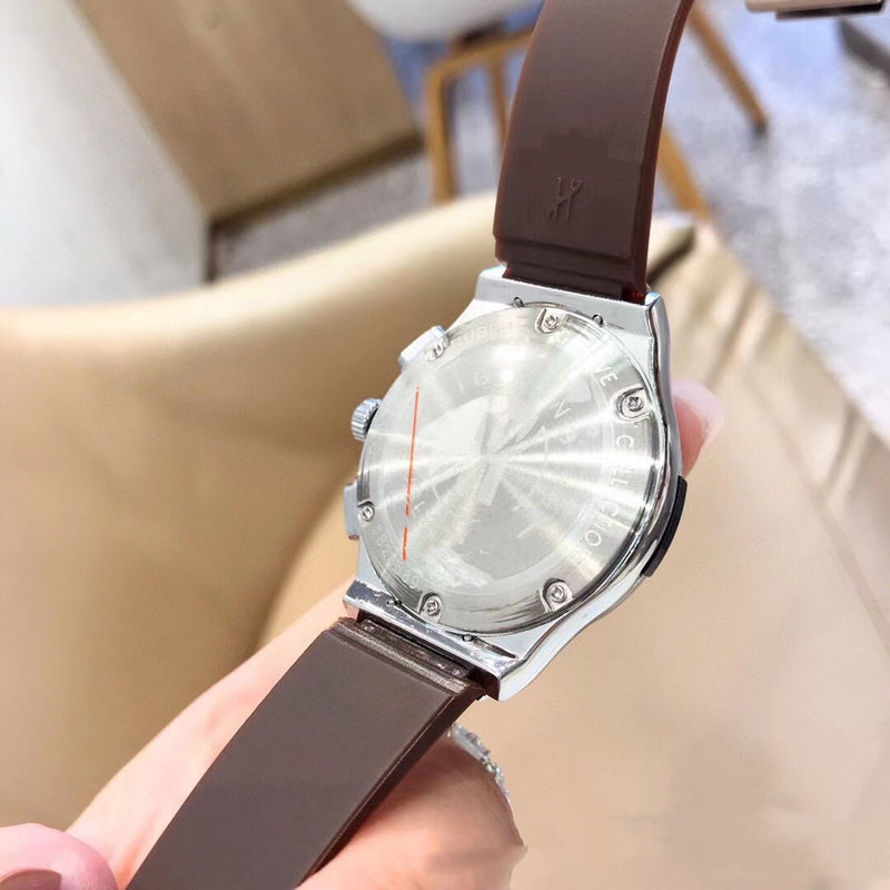 unisex gypsophila dial rubber strap watch, view 2 - MRSLM