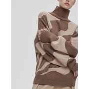 turtleneck stripe oversized sweater, view 8 - MRSLM