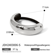 gold plated arc hairband, view 2 - MRSLM