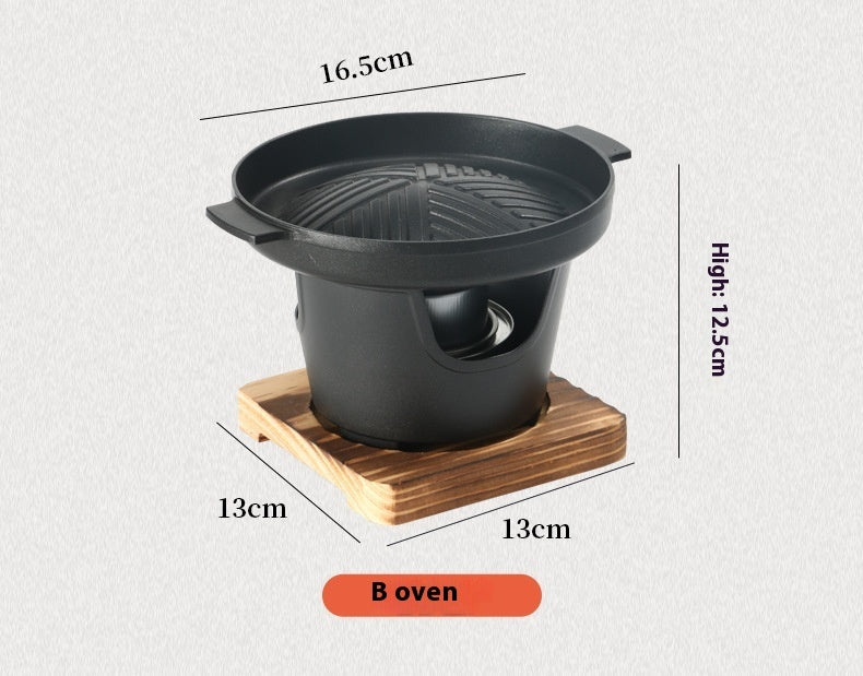 japanese style mini barbecue stove, view 7 - MRSLM