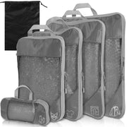 6-piece nylon packing cube set, view 2 - MRSLM