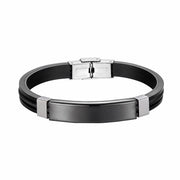 stainless steel and silicone bracelet, view 4 - MRSLM