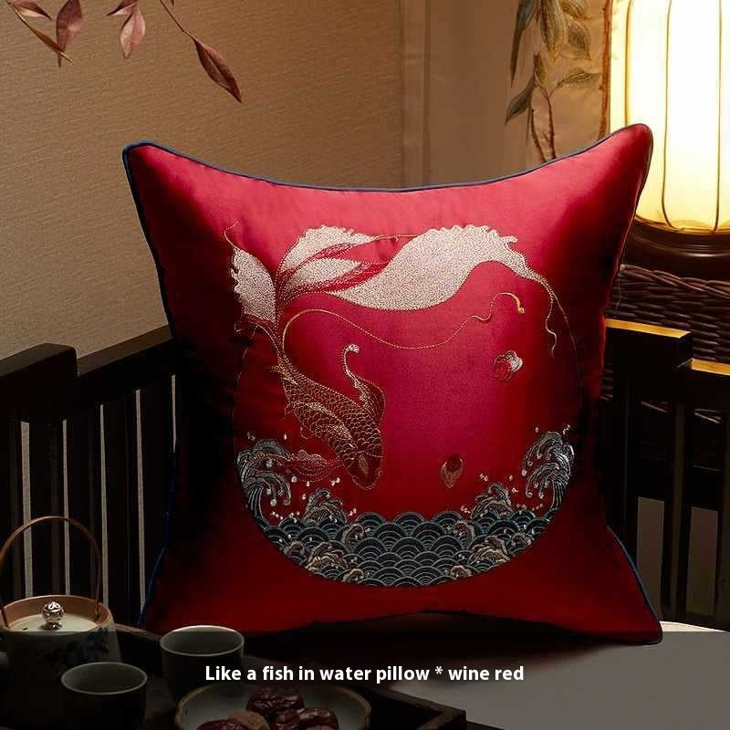 embroidery Chinese style pillow cover, view 16 - MRSLM