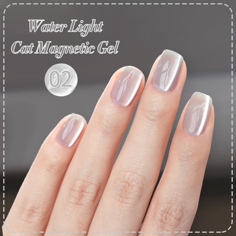 sparkling glass bead cat magnetic gel nail polish, view 2 - MRSLM