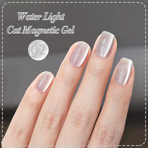 sparkling glass bead cat magnetic gel nail polish, view 2 - MRSLM