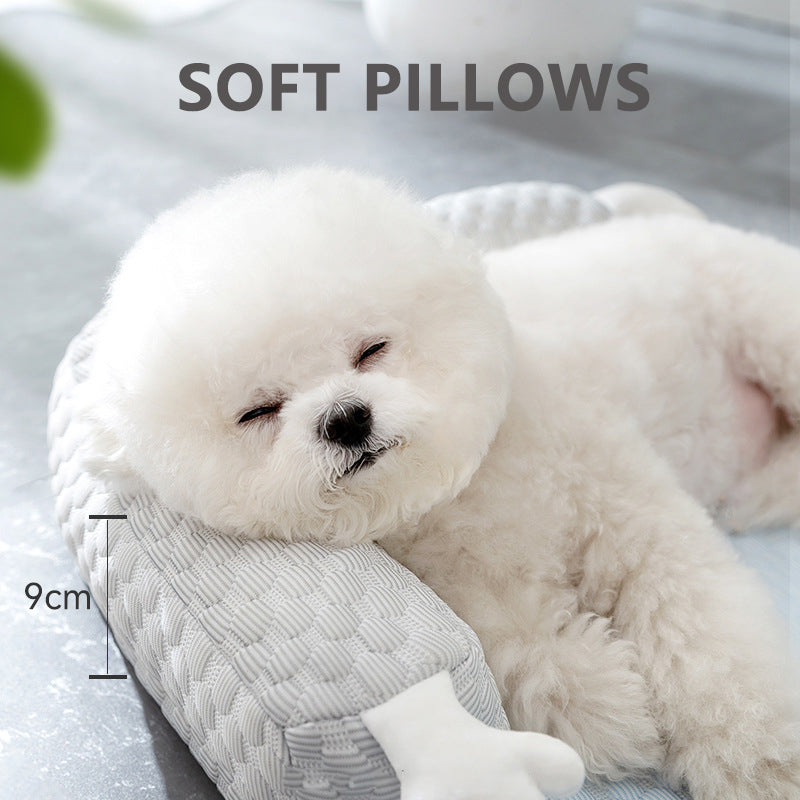 cooling breathable dog bed mat, view 6 - MRSLM