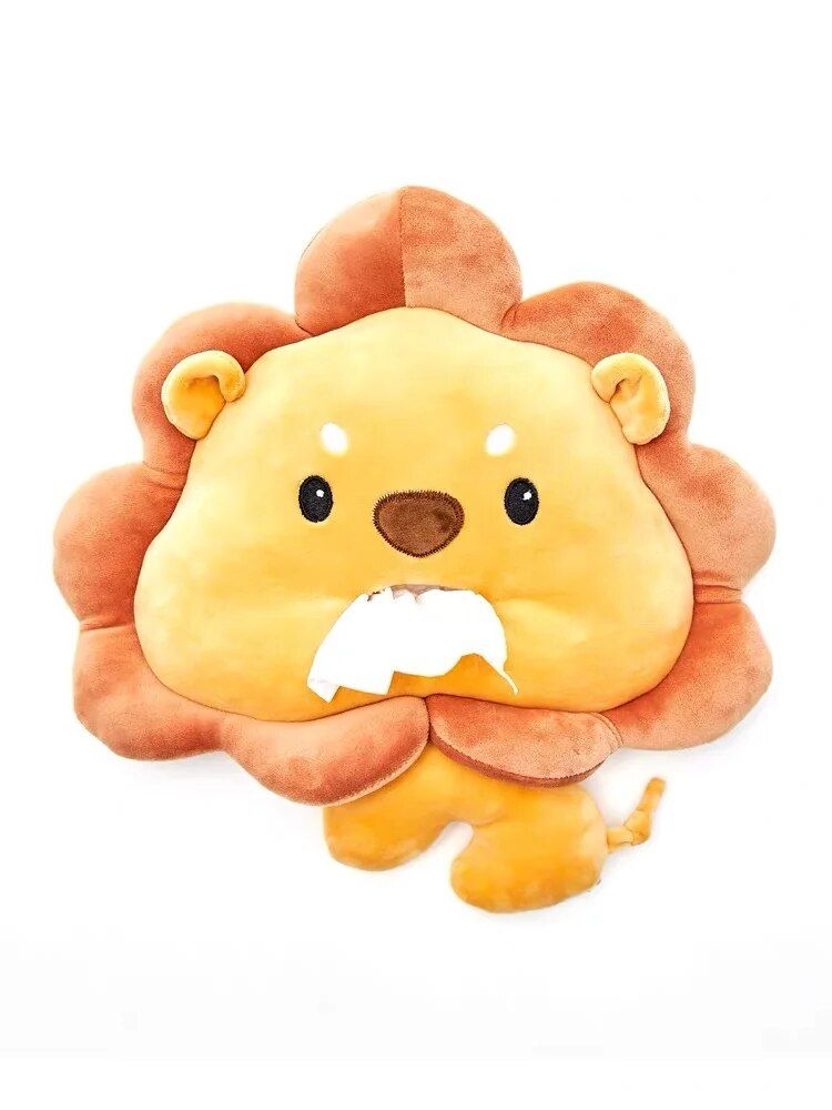 Plush cartoon car tissue holder, view 5 - MRSLM