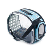 transparent foldable cat carrier bag, view 5 - MRSLM