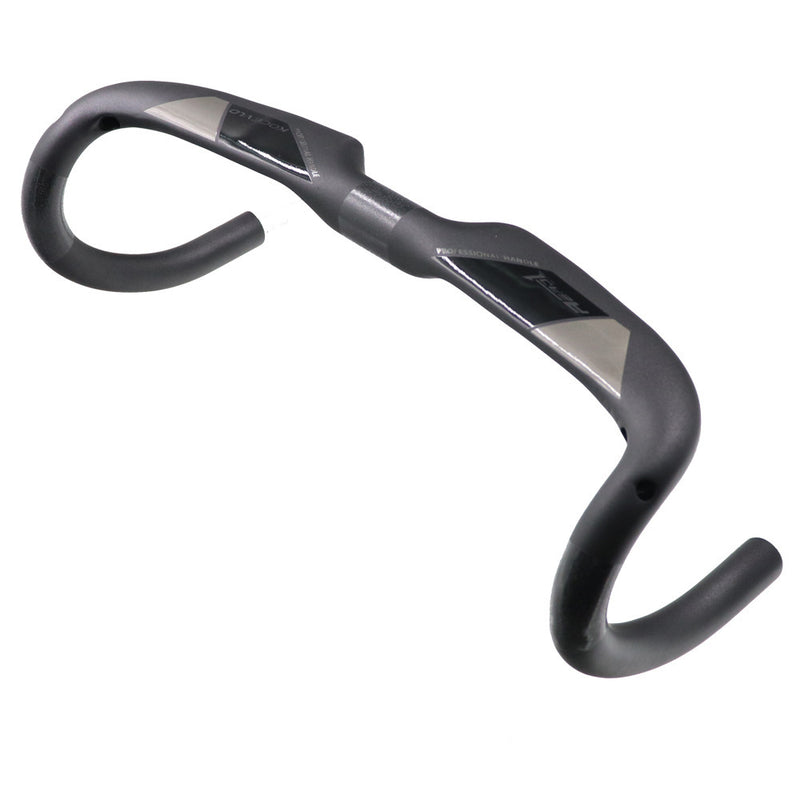 Matt carbon fiber road bike handlebar, view 6 - MRSLM