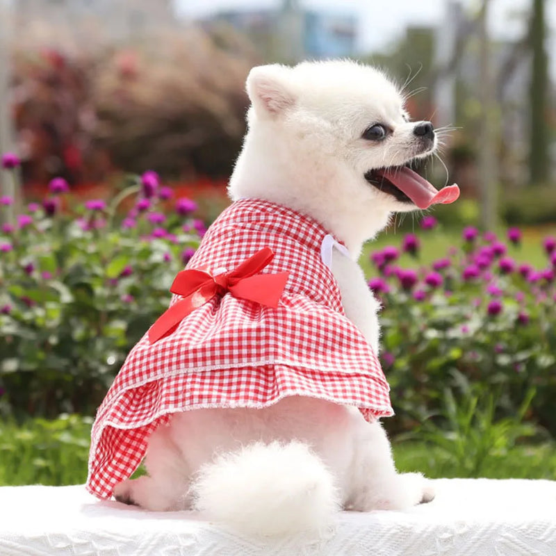 dog princess dress, view 3 - MRSLM