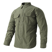 Quick-drying multi-pocket outdoor shirt, view 8 - MRSLM