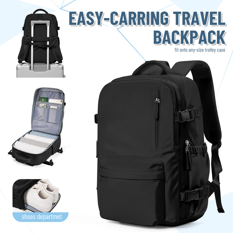 versatile travel backpack, view 2 - MRSLM