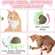 catnip wall ball toy for cats, view 8 - MRSLM