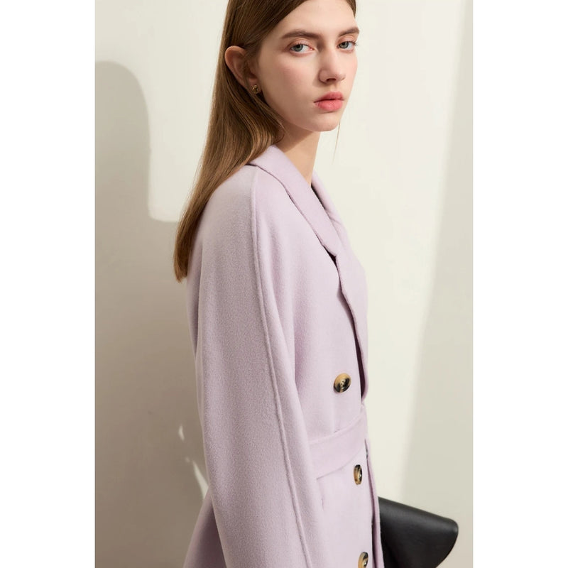 elegant autumn woolen coat for women, view 6 - MRSLM
