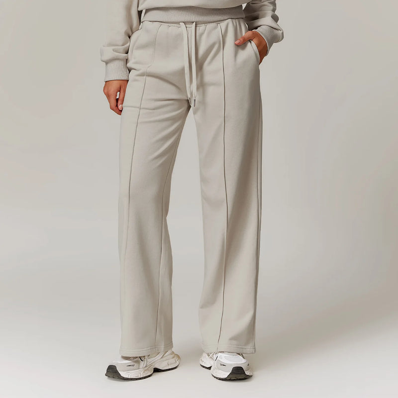 high-waisted loose sweatpants with pockets, view 4 - MRSLM