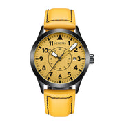 Men's automatic mechanical leather watch, view 7 - MRSLM