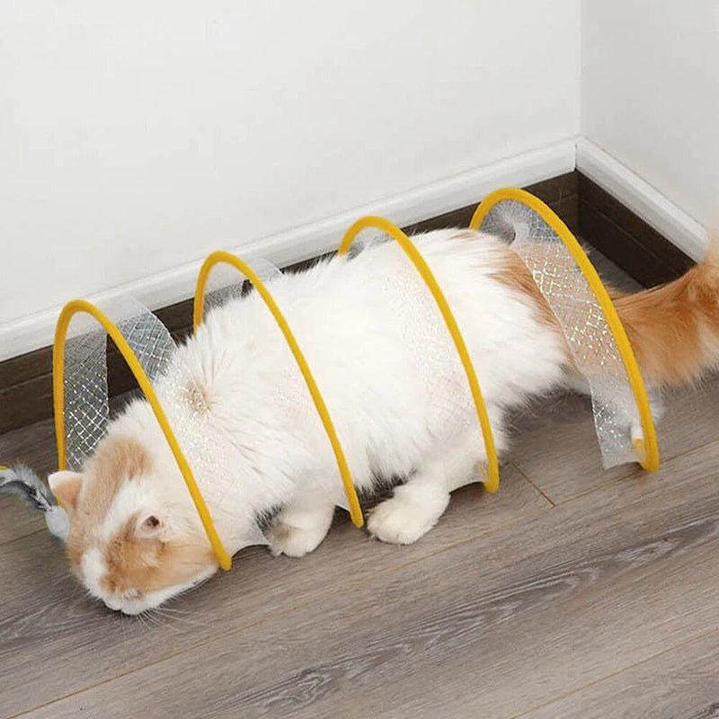 interactive s-spring cat tunnel, view 9 - MRSLM