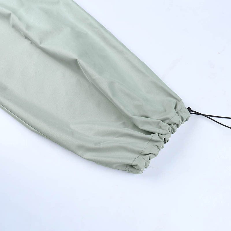 women's simple loose-fitting cotton pants, view 4 - MRSLM
