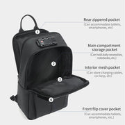men's waterproof crossbody sling bag, view 5 - MRSLM