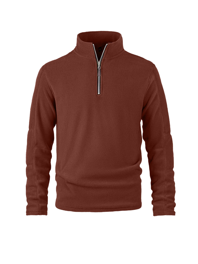 Men's half-zip polar fleece pullover, view 7 - MRSLM