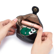 genuine leather mini wallet case, view 12 - MRSLM