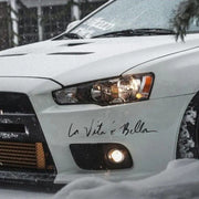 La Vita E Bella life quote car sticker, view 6 - MRSLM