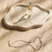 travertine stone jewelry display, view 3 - MRSLM