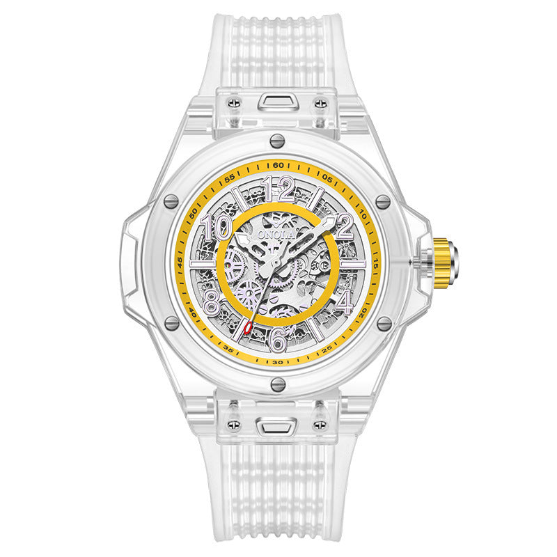 Men's transparent automatic mechanical watch, view 10 - MRSLM