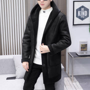 double-sided hooded fleece coat - MRSLM