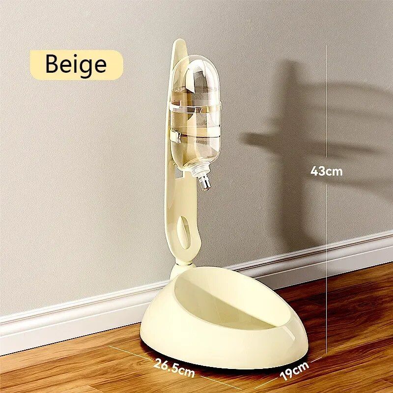Adjustable height pet water dispenser, view 3 - MRSLM