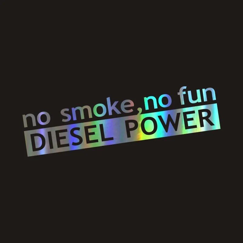 diesel power car sticker, view 7 - MRSLM