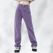 vintage purple high waist jeans - MRSLM