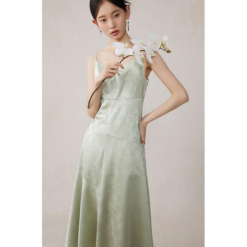 mint mambo midi dress, view 6 - MRSLM
