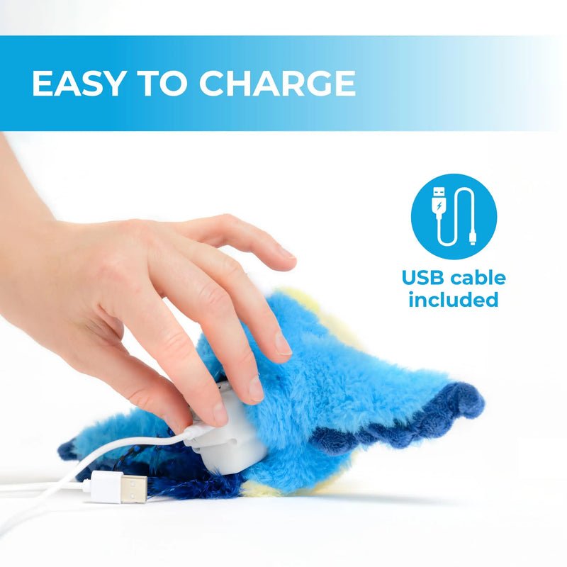 flapping bird cat toy, view 5 - MRSLM