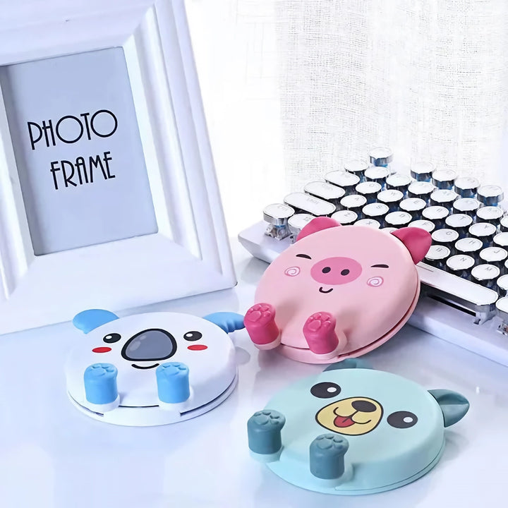 Cute Pig Tiger Foldable Phone & Tablet Stand - Adjustable Desktop Holder