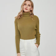 women's turtleneck sweater, view 7 - MRSLM