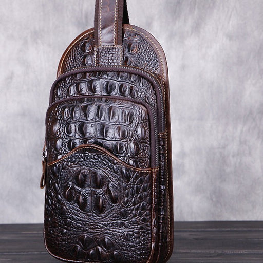 men's waxed cowhide satchel - MRSLM