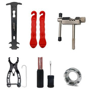 bicycle repair and maintenance tool kit, view 2 - MRSLM