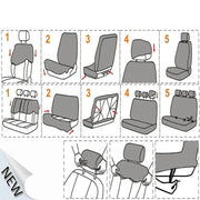 butterfly car seat covers, view 10 - MRSLM