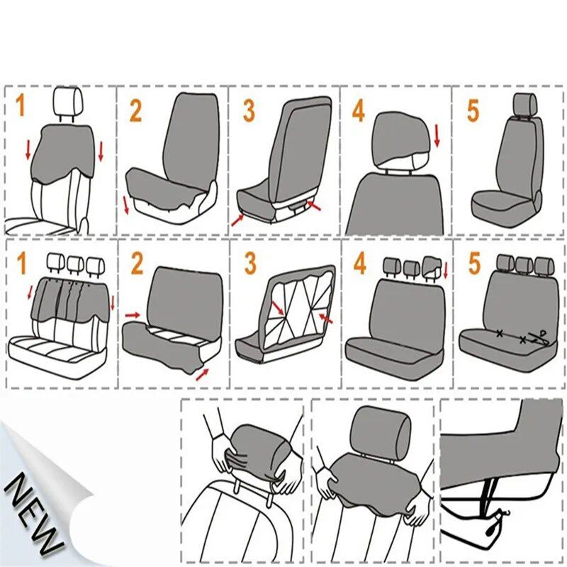 butterfly car seat covers, view 10 - MRSLM
