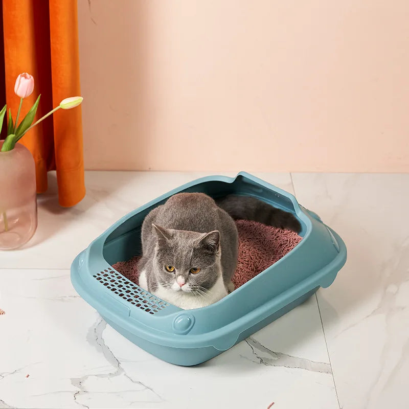semi-closed cat litter box, view 6 - MRSLM