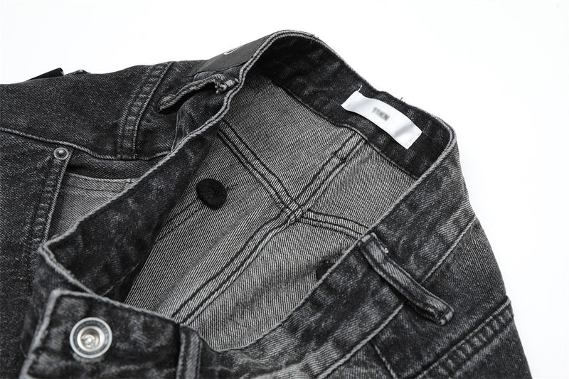 men's tie-dye worn jeans, view 2 - MRSLM