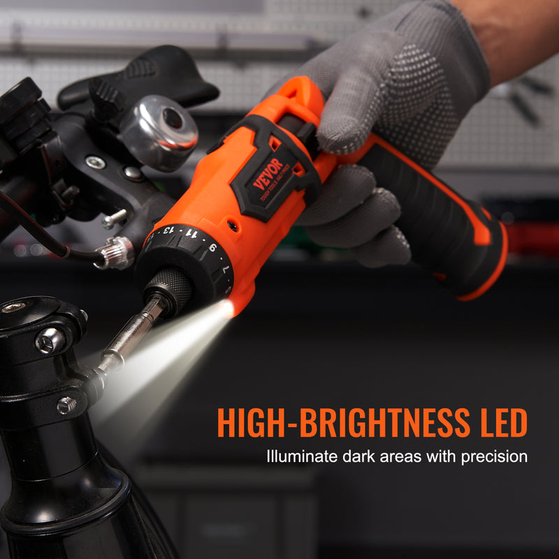 cordless electric screwdriver set, view 3 - MRSLM