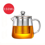 Glass teapot set with infuser, view 4 - MRSLM