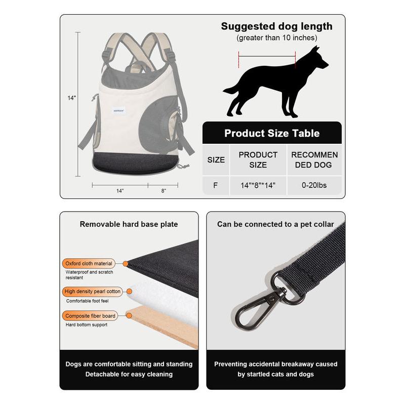 pet sling bag, view 3 - MRSLM