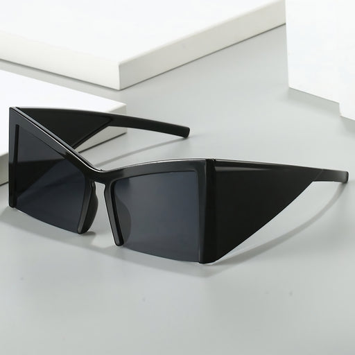 irregular semi-rimless sunglasses - MRSLM