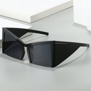 irregular semi-rimless sunglasses, view 8 - MRSLM