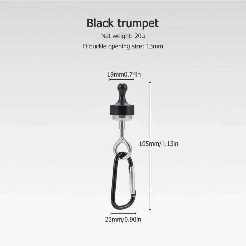 Magnetic carabiner keychain, view 5 - MRSLM